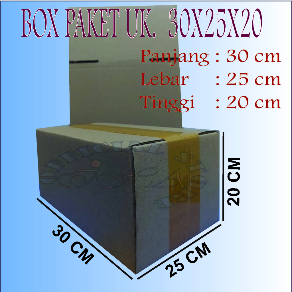 

Box packing uk. 30x25x20 kardus online murah packaging karton