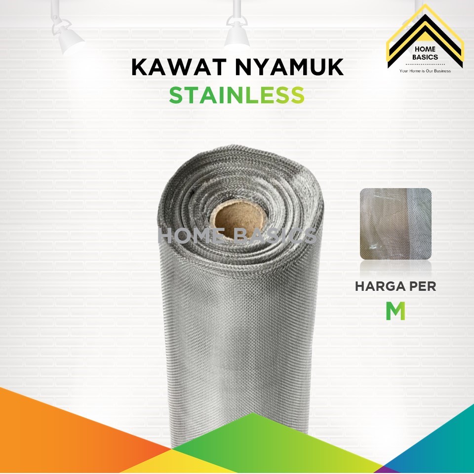 Kawat Nyamuk Stainless Meteran / Kasa Nyamuk