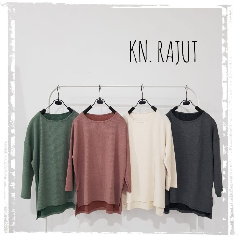 Kaos / Atasan Wanita Kekinian / Iwata KN Carla Rajut Premium