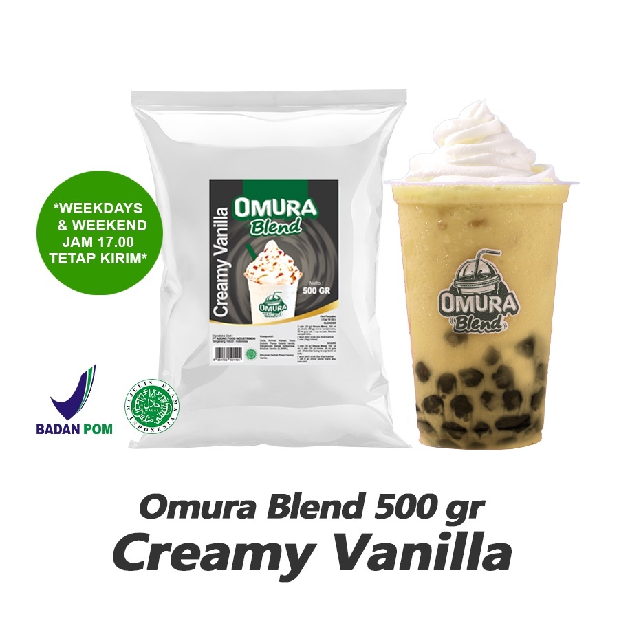

Bubuk Minuma Premium Rasa Creamy Vanilla 500Gr / Creamy Vanilla Mix Gula - NUSANTARA POWDER - BLEND