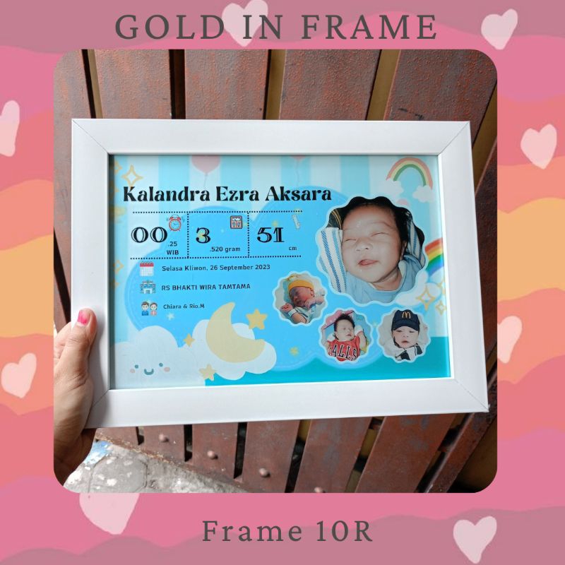 BIODATA BAYI KEKINIAN | BIODATA ANAK | CETAK FOTO BIODATA BAYI