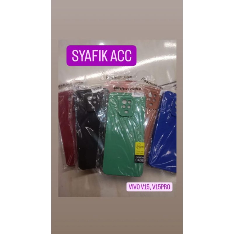 SOFTCASE CASING VIVO V15 VIVO V15 PRO CASING PRO CAMERA MACARON