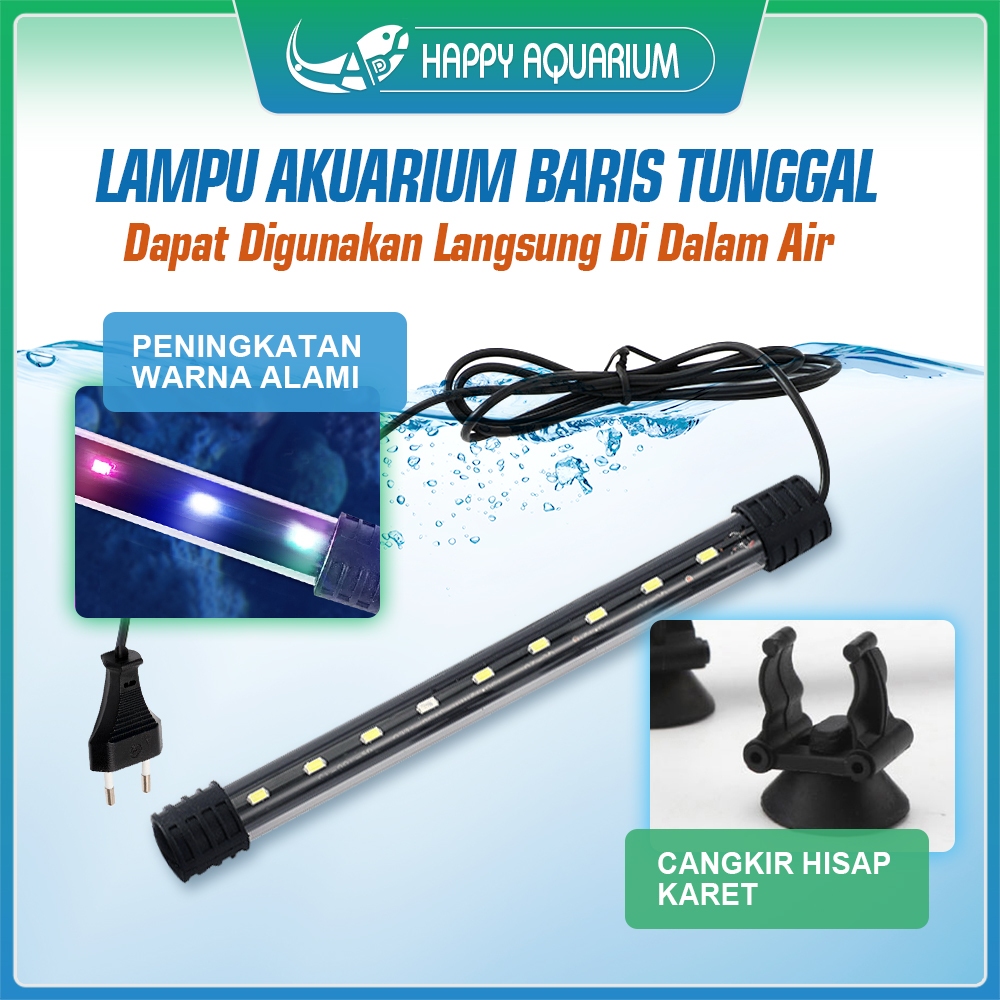 LAMPU CELUP 20 CM 30 CM 40 CM LED LAMPU AQUARIUM CELUP 20CM 30CM 40CM LAMPU LED AQUARIUM