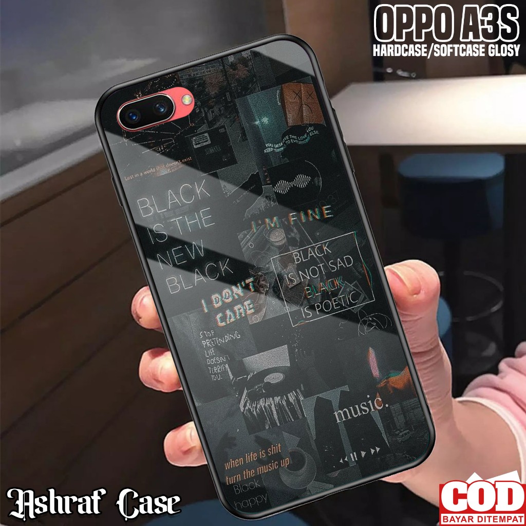 Case Oppo A3S - Casing Hp Oppo A3S ( AESTH ) Kesing Hp Oppo A3S - Silikon Hp Oppo A3S - Softcase Gla