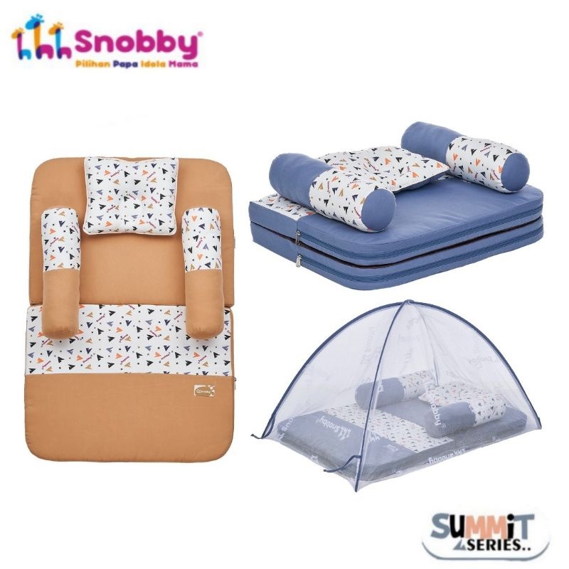 Makassar Snobby Kasur Lipat + Kelambu Print Summit Series