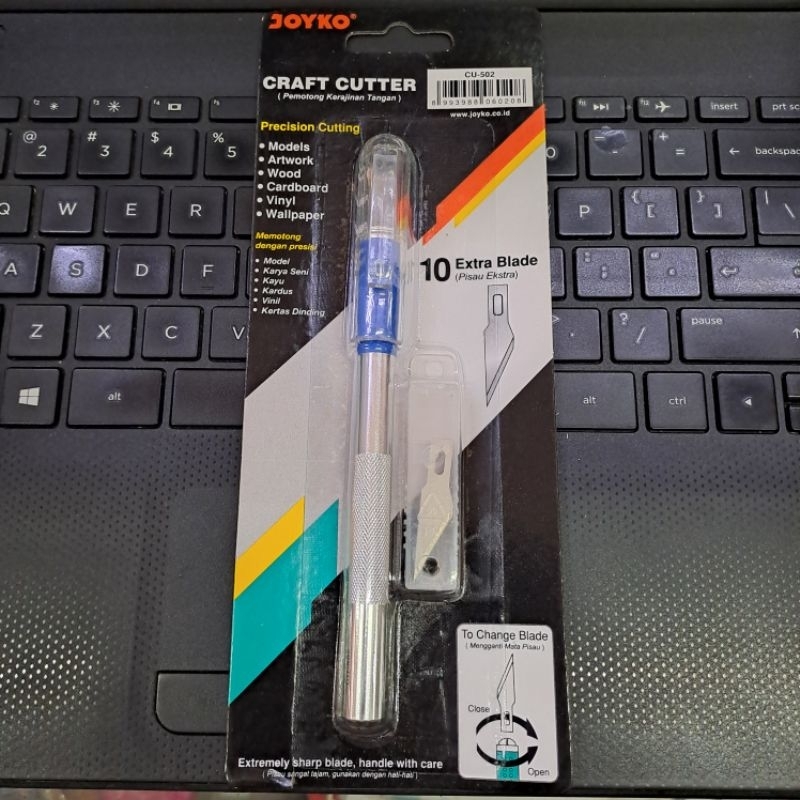 

[ MURAH ] Pisau Craft Cutter Pemotong Kerajinan Tangan Joyko CU-502