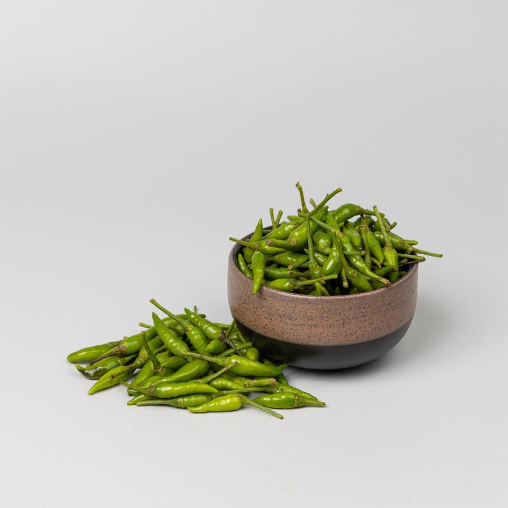 

Cabai Rawit Hijau Segar 150 - 160 gram / pack