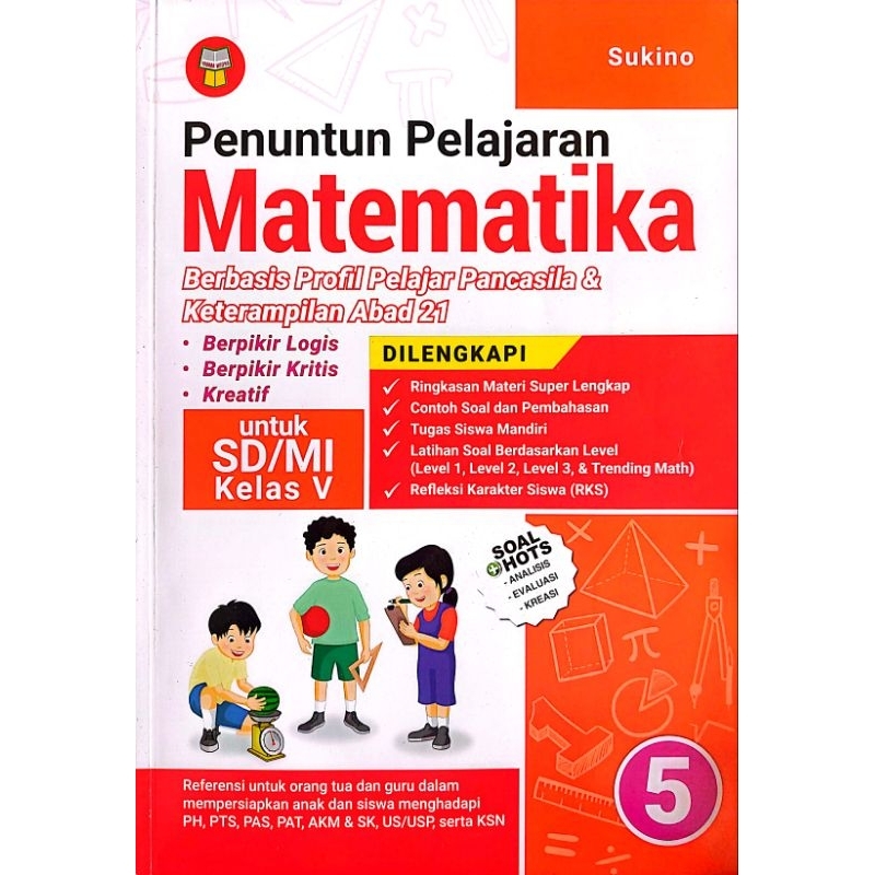 BUKU PENUNTUN PELAJARAN MATEMATIKA SD/MI KELAS 5 - SUKINO
