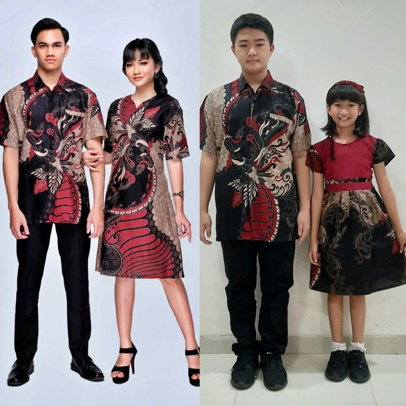 Couple Sarimbit Batik Keluarga/ Baju Pasangan Batik / Kopel Batik Keluarga/ Baju Couple Imlek 2024/ 
