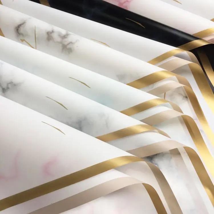 

FLOWER WRAPPING MARBLE GOLD LINE CELLOPHANE WATERPROOF KERTAS BUKET BUNGA (ECER)/ FLOWER WRAP PEMBUNGKUS BUKET WISUDA BUKET BUNGA KERING FLOWER WRAP CELLOPHANE PAPER MACARONS PAPER BUKET BUNGA SABUN KERTAS KADO KERTAS MOTIF GRANITE MARMER MARBLE