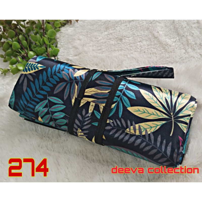 Piyugardening Tikar Lipat Piknik Microsatin 120Cm X 150Cm Bisa Pilih Motip