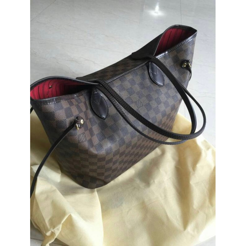 Authentic LV Neverfull Damier Preloved