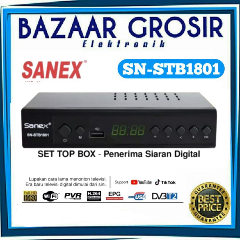 SET TOP BOX DIGITAL SANEX SN-STB1801 STB SANEX 1801 STB SANEX DIGITAL