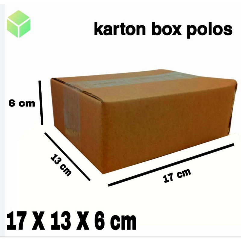 

kardus uk 17x13x6 kardus polos kardus sedang