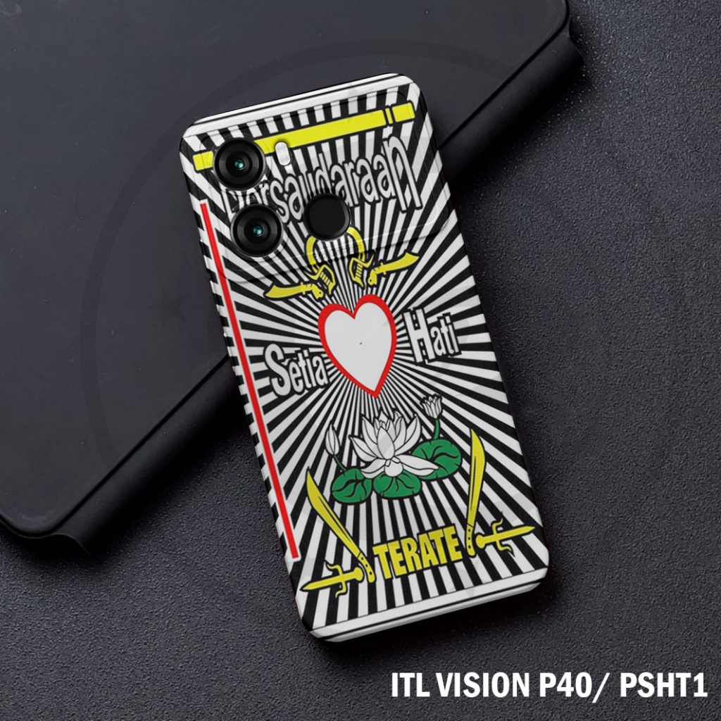 CAHAYABINTANG - CASING HP UNTUK ITEL P40 GAMBAR PSHT02 SOFTCASE PELINDUNG HANDPHONE