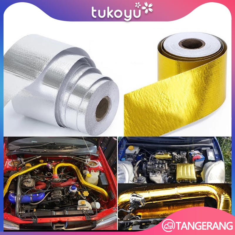 Exhaust Wrap Lakban Panas 5cm*5m/Heat Exhaust Wrap Tape/Motorcycle Exhaust Pipe Tape
