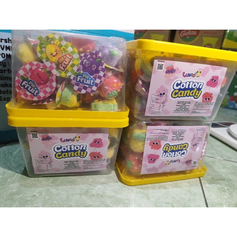 marshmallow cotton candy luvmi aneka rasa buah