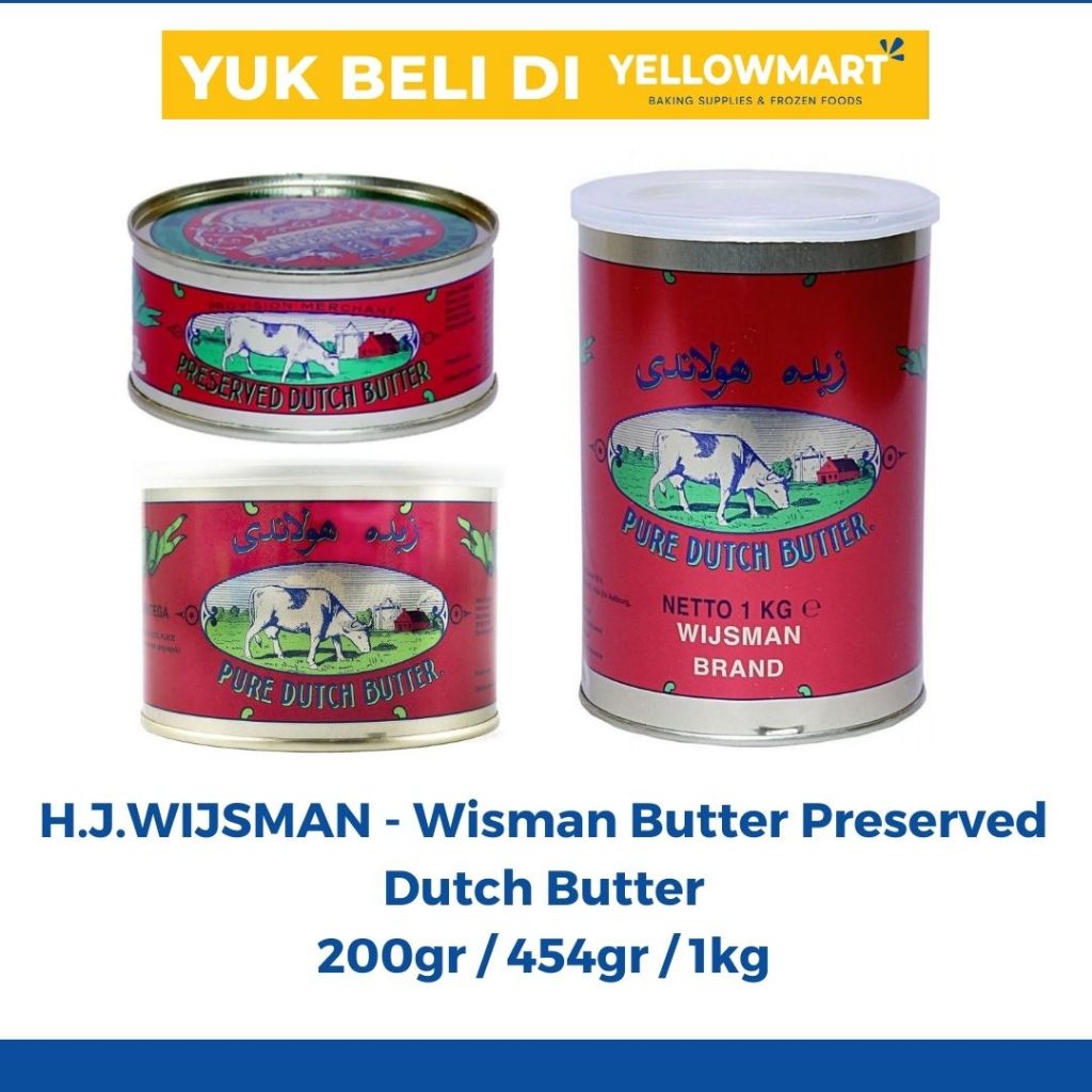 

WYSMAN - Mentega Wisman Butter Preserved Dutch Butter