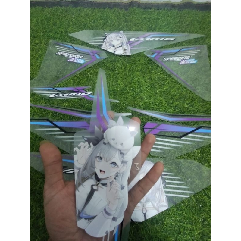 Striping Sticker Transparan Honda Vario Led old 125/150 costum Anime Vestia zeta