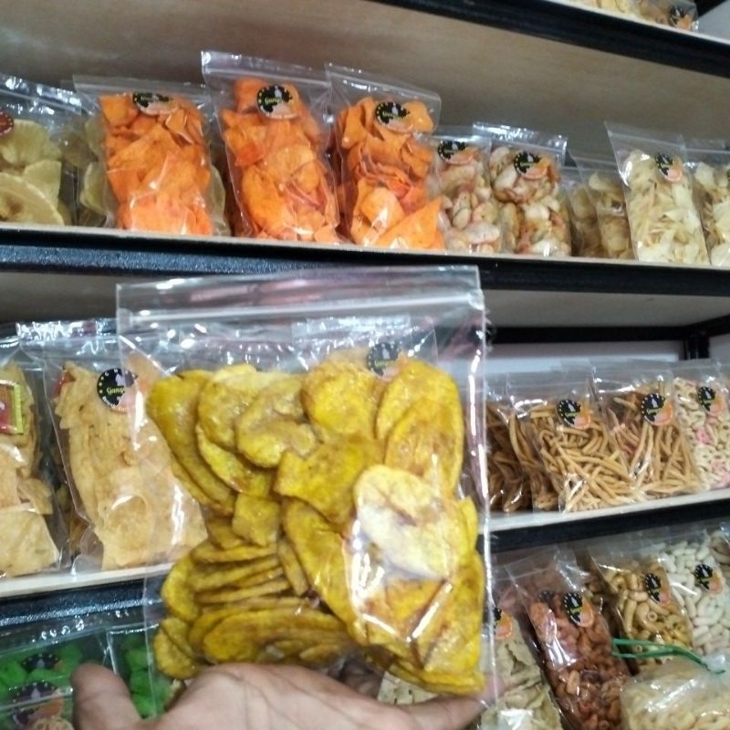 

Keripik Pisang manis pisang koin berat 500 gram nikmat