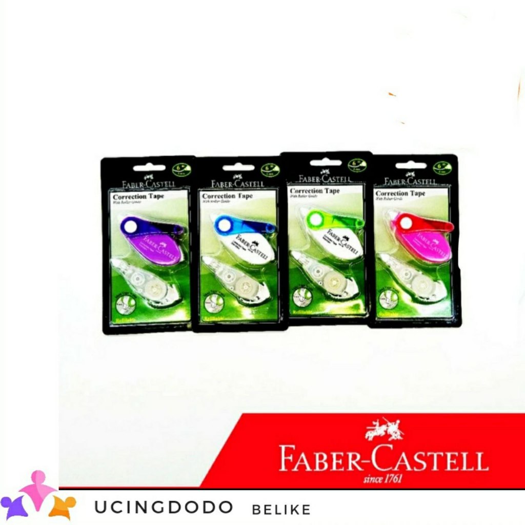 

Correction Tape Faber Castell SR 506 - Warna Merah Muda