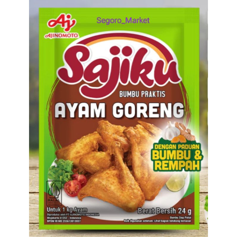 

SAJIKU BUMBU PRAKTIS AYAM GORENG 24GR