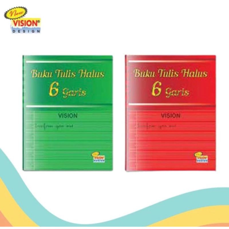 

Buku Halus / 1pak isi 10 Buku halus Garis 6 / Buku halus Garis6 / buku tulis halus / buku vision / halus vision / buku halus 6 garis / buku tulis halus garis 6 / halus garis 6