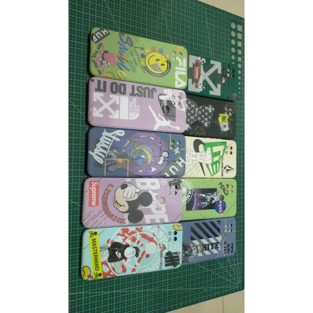 Soft case Pelindung Kamera Xiaomi redmi 10C / Poco C40 Motif Karakter