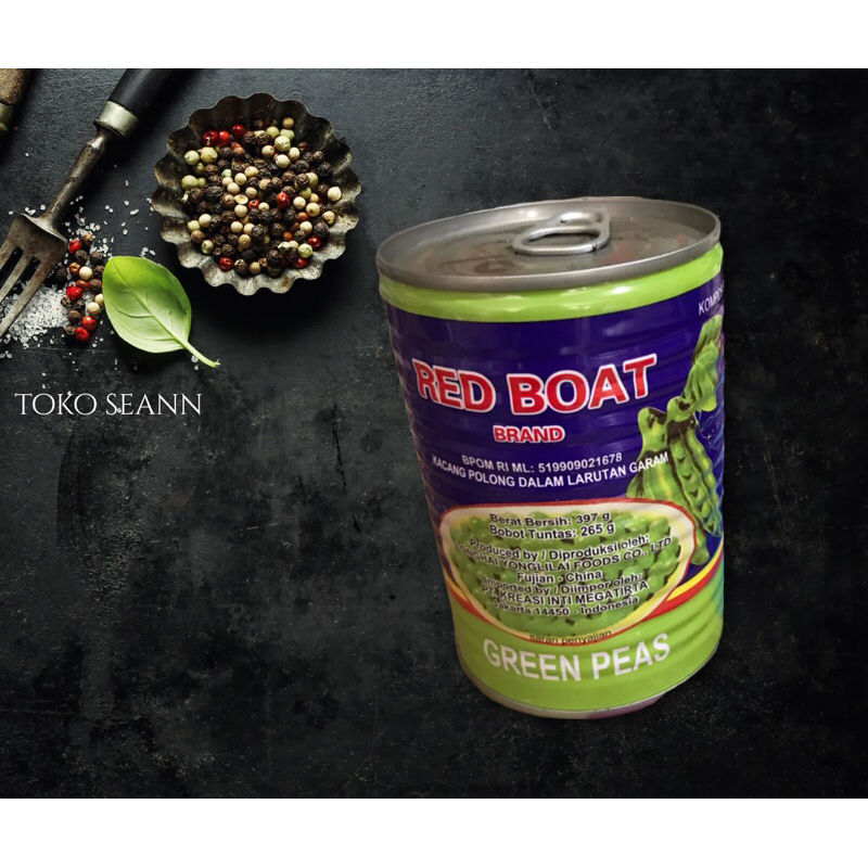 

Kacang polong / Red boat green peas 397gr