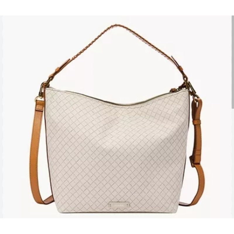FOSSIL juliana Large Hobo White natural