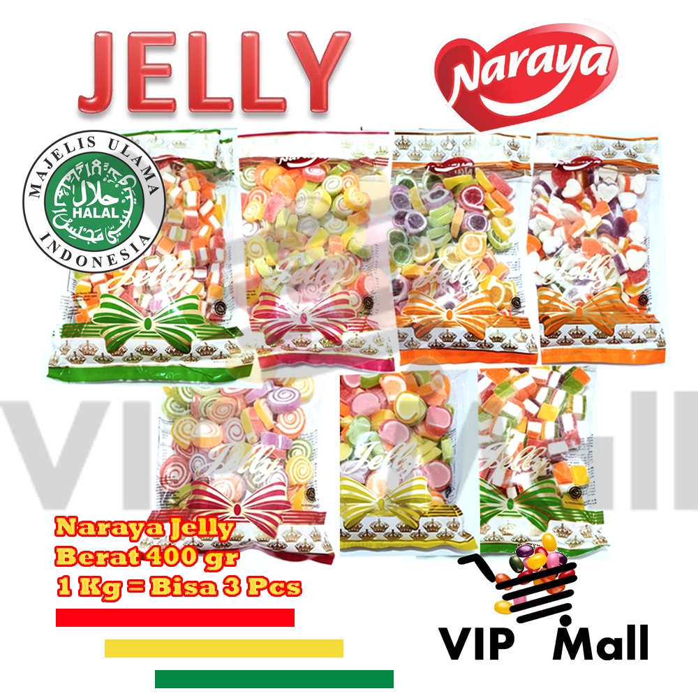 

Naraya Fruit Jelly Aneka Rasa 400Gr.