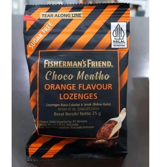 

Fisherman Friend Choco Mentho Sugar Free Orange Mint 25 Gr