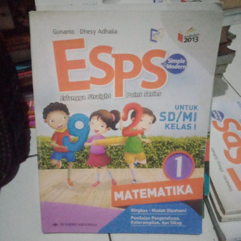 buku esps matematika kelas 1 sd/mi