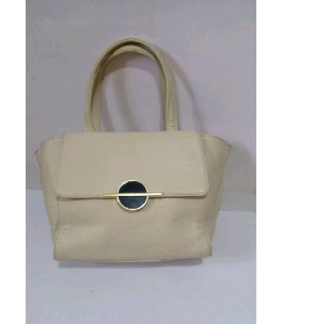 Tas Krem Kulit Asli / Tas Putih Gading