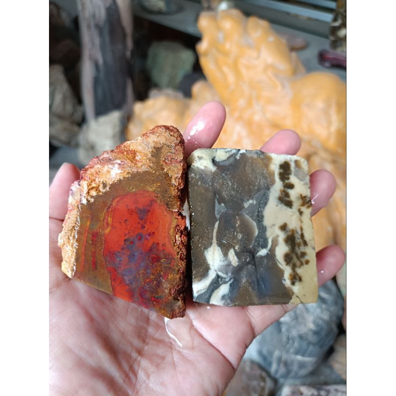 BATU BAHAN GARUT MERAH JRENG isi 2 MOTIP 34Q