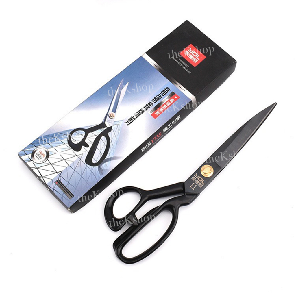 

Gunting Kain Premium Bagus Tajam / Gunting Jahit Hitam Ukuran 8 9 10 12 inch Inci