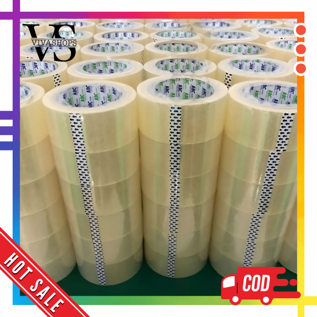 

Lakban Bening ABC Tape Perekat Serbaguna 45Mm x 90 Yard / Lakban 45MMx90Yard