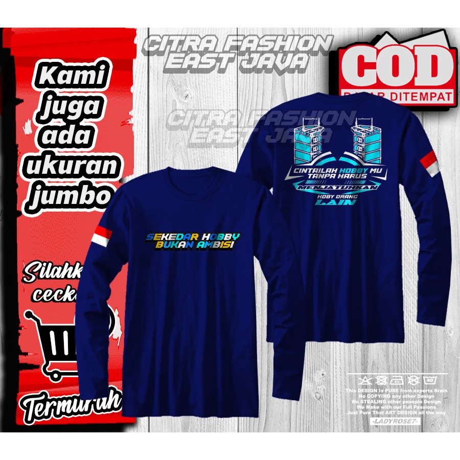 KAOS SEKEDAR HOBBY SOUND SYSTEM GANTUNG LENGAN PANJANG