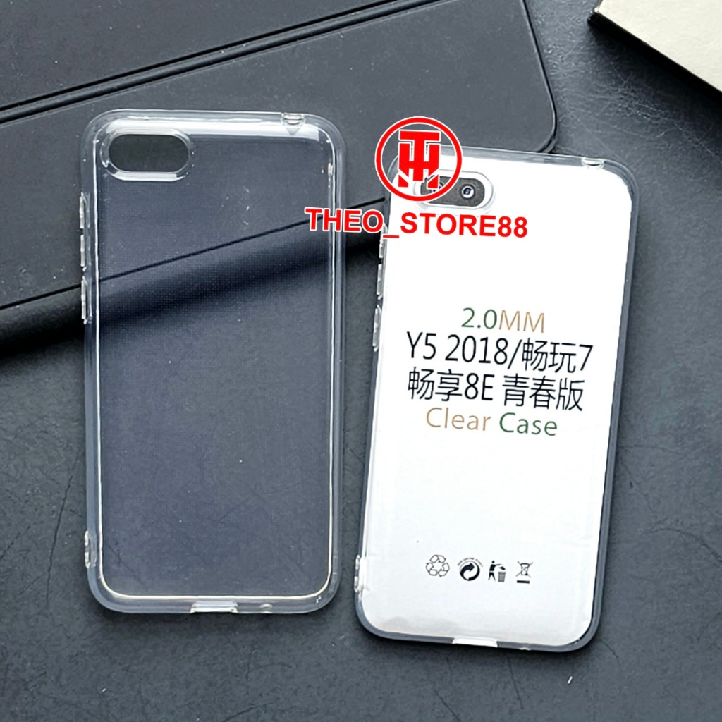CASE HUAWEI HONOR 7S HUAWEI HONOR 8A HUAWEI Y5 2018 CLEAR HD CASE 2.0MM CH-1