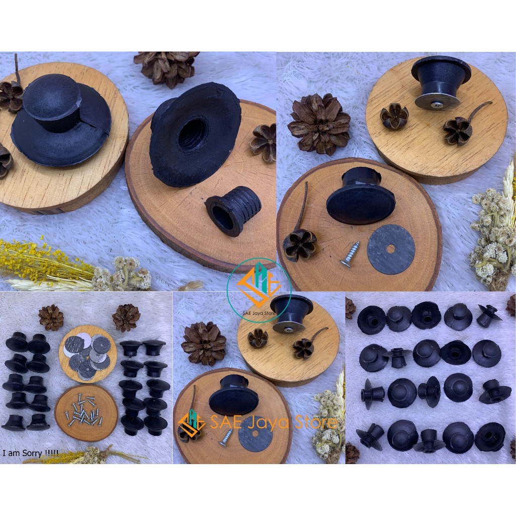 SAE - GAGANG TUTUP PANCI BAUT BAHAN PLASTIK / KENOP TUTUP PANCI BAUT / PEGANGAN TUTUP PANCI PLASTIK 