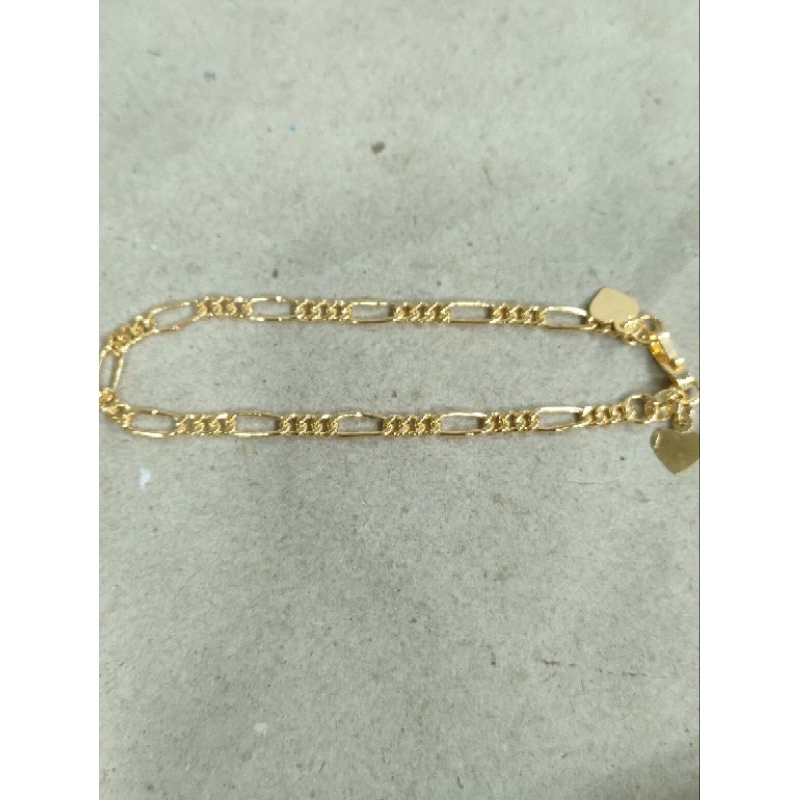 gelang paper clip 3 gram emas muda
