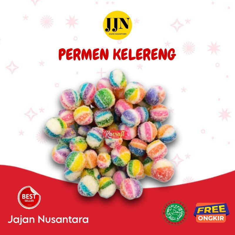 

Permen jadul marble taburan gula l lolipop bola pelangi l racraft