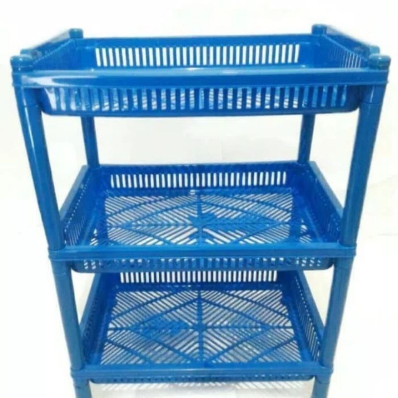 Rak Serbaguna 3 Susun Rak Susun Plastik Rak Bumbu