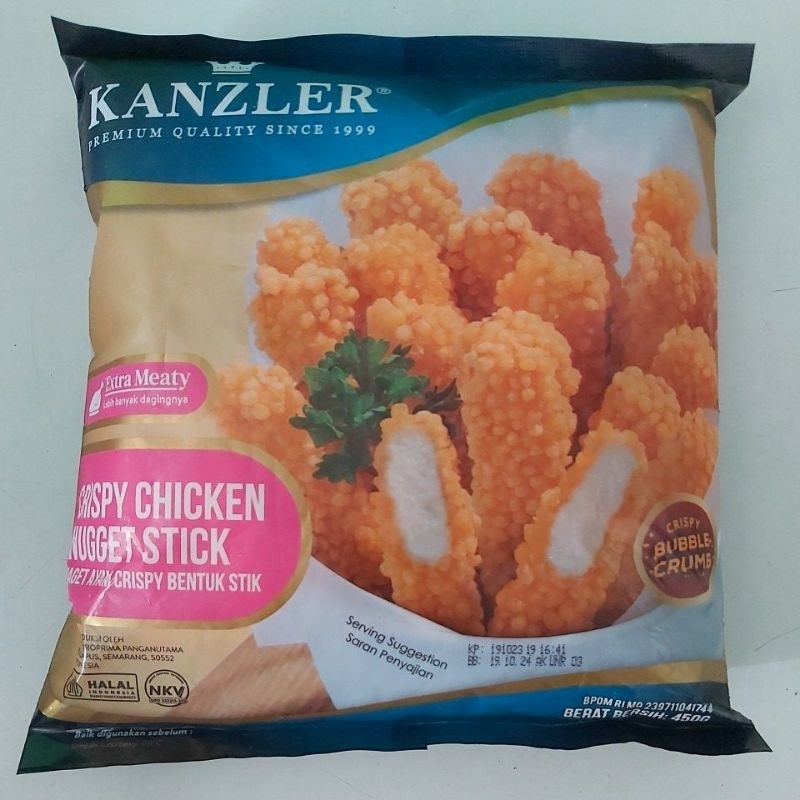 

Kanzler Crispy Naget Stick 450gr