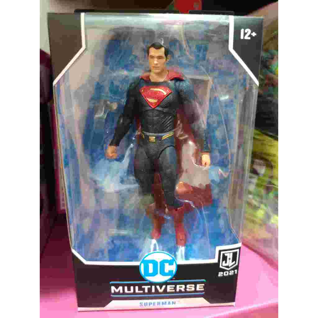 DC Multiverse Mcfarlane Superman super man Justice League Action Figure blue suit Henry Cavill