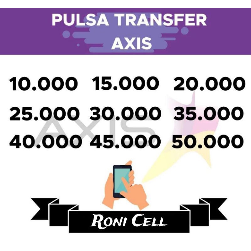 pulsa transfer Axis murah