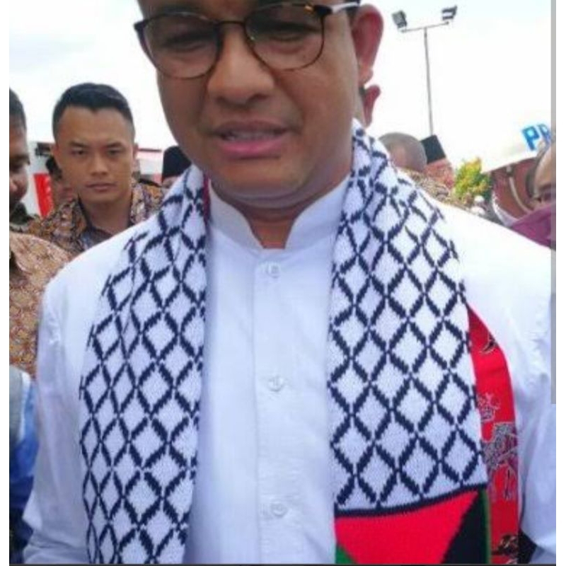 IML39 Syal Palestina Indonesia Sorban Rumbai Palestina Indonesia