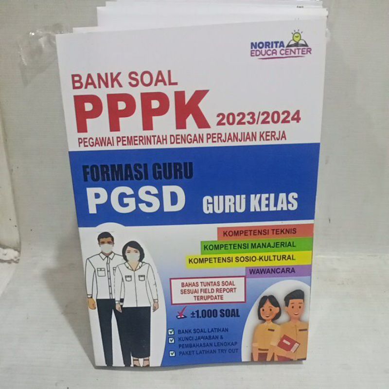 buku soal terbaru pppk pegawai pemerintah dengan perjanjian kerja formasi guru PGSD guru kelas tahun
