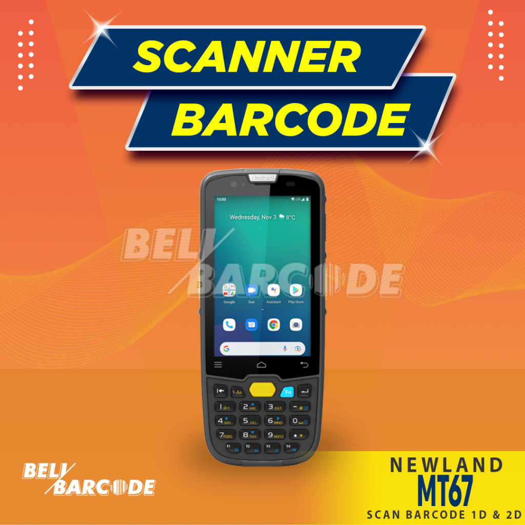 Newland MT67 Mobile Barcode Scanner Android NLS-MT67 Scan 2D PDA NFC