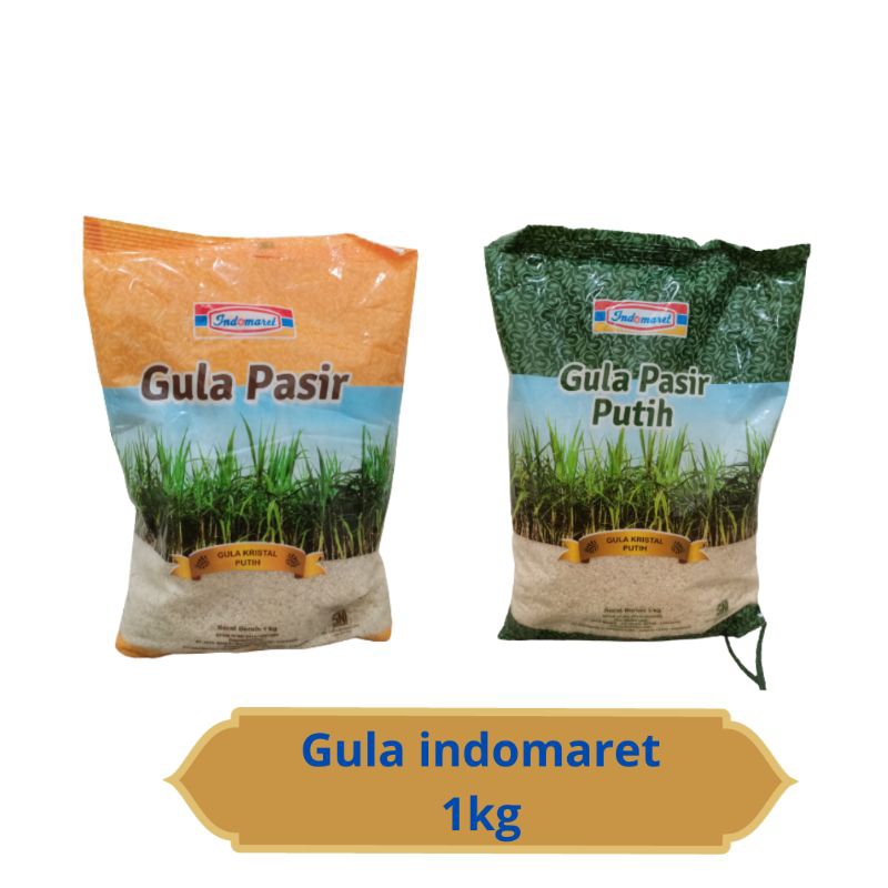 GULA PASIR//GULA//GULA INDOMARET//GULA 1KG//GULA TEBU//GULA INDOMARET 1KG//GULA KRISTAL PUTIH